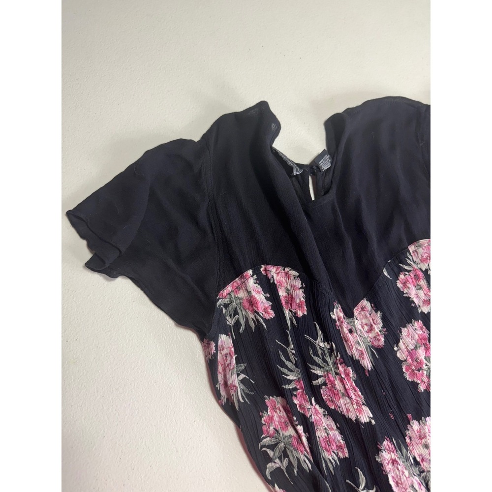 Starina Black Floral Maxi Vintage Dress - Picture 5 of 16